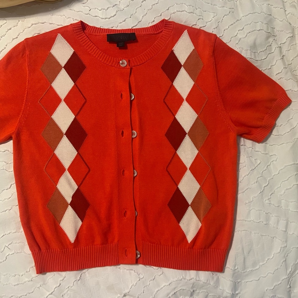 ZARA Orange sweater size medium